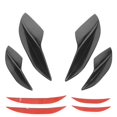 thumbnail image 1 of Bumper Fin Car Front Bumper Side Splitter Canards Lip Spoiler Deflector Replacement for Mitsubishi Glossy Black, 1 of 5