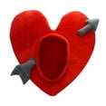 thumbnail image 2 of Sombrero con forma de corazón para la cabeza, ideal para fiestas, presentaciones, juegos de rol, 2 of 9