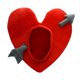 thumbnail image 2 of Sombrero con forma de corazón de amor, accesorio fotográfico decorativo para cumpleaños, juego de rol y ., 2 of 8