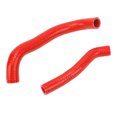 thumbnail image 1 of Kit Silicone Radiator Hose, 2PCS Silicone Radiator Coolant Hose Kit Sealed Leak Proof Replacement For Cat DVX 400 2007 To 2008, 1 of 8