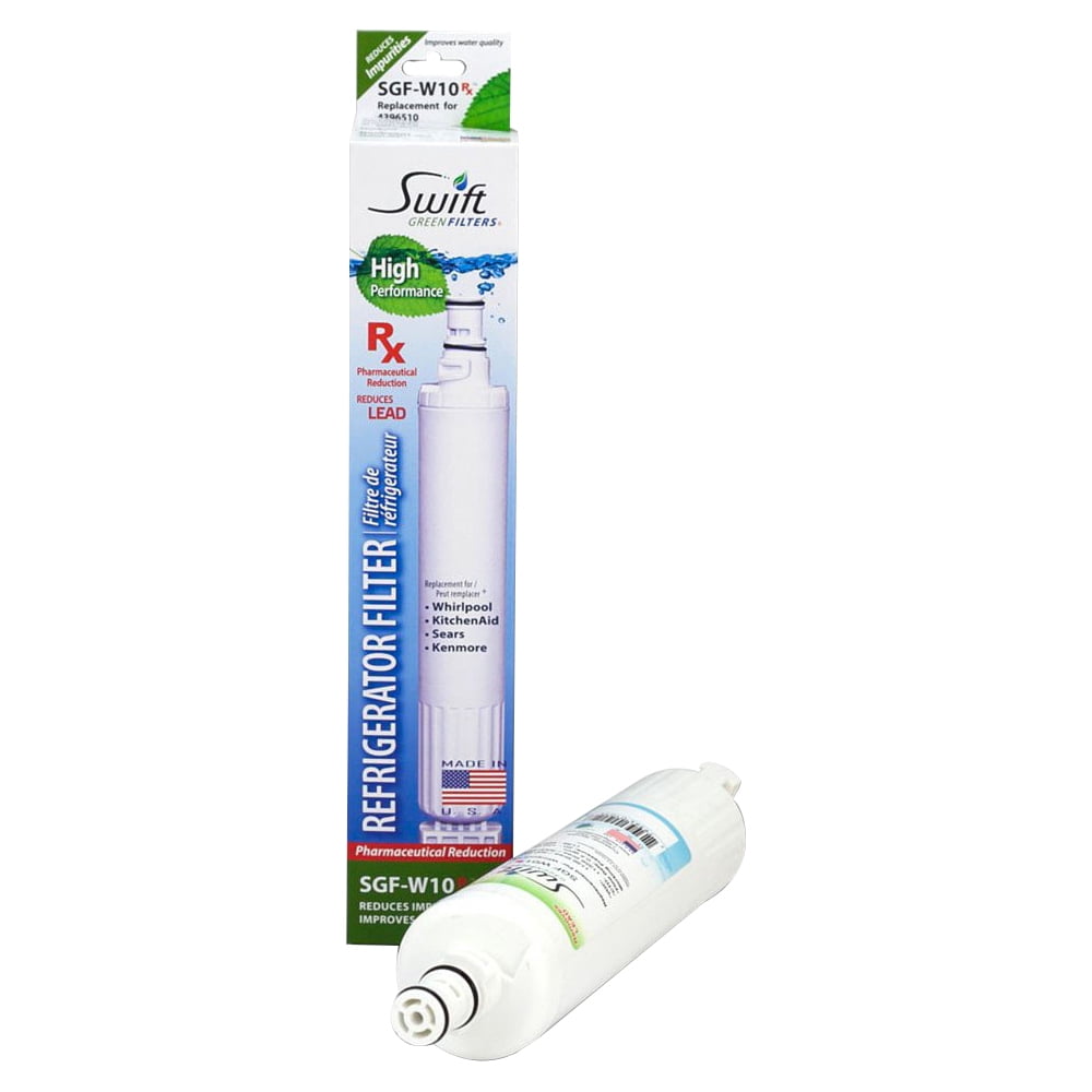 Swift Green Filters SGF-W10 Rx Compatible Refrigerator Water Filter for 4396701, EDR6D1, (2 Pack)