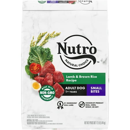 UPC: 0079105129640 | Nutro Natural Choice Lamb & Brown Rice Dry Dog Food for Adult Dogs of All Sizes  12 lb. Bag