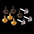 thumbnail image 5 of 1 Box Alloy Purse Handbag Feet Cone Studs Spike Nailheads Brad Mixed Color 22mm Head: 15x7mm 120pcs/box, 5 of 7