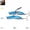 Blue, variant on Long Distance Casting Metal Lure – VIB Fluttering Spoon Bait , Lifelike Blade Lure for Saltwater Freshwater Fishing, Durable Metal Fishing Lure 2pc