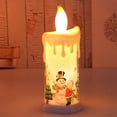 thumbnail image 1 of Lámpara de Navidad Yotijar Luz de velas sin llama decoración de escritorio 23 cm, 1 of 9