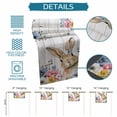 thumbnail image 6 of Bunny Easter Table Runner 60 Inches Long Farmhouse Dress Scarves, Spring Floral Blue Eucalyptus Leaves Wooden Dining Tablerunner for Coffee Table/Kitchen Island/Party Décor, 13" x 60", 6 of 8