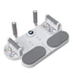 thumbnail image 1 of Tabla de flexiones, tabla de entrenamiento, equipo de fitness multifunción portátil para el hogar con bandas de resistencia, color blanco, 1 of 10