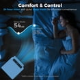 thumbnail image 6 of 10000 BTU Portable Air Conditioner 3 in 1 Cooling Fan Dehumidifier for Room Up to 441 Sq Ft with Remote Control 24H Timer Sleep Mode Window Kit White, 6 of 7