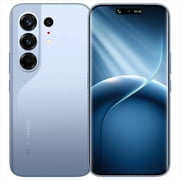 Tecno Camon 50 PRO Ai 4G LTE (256GB + 8GB) (Compatible with Tmobile Mint Tello Boost Mobile and Worldwide) Dual SIM 6.78" 1.5K 50MP Sony Cam 60X Zoom Camera (Ethereal Blue)