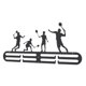 thumbnail image 1 of Colgador de exhibición para medallas, soporte para pared, hierro para carreras deportivas, estante de almacenamiento de medallas de montado en la Bádminton, 1 of 8