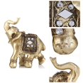 thumbnail image 4 of Adorno de elefante, color dorado, elegante estatua de elefante, figura de elefante, decoración elegante y moderna, 4 of 12