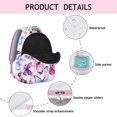 thumbnail image 4 of "Fashionable Butterfly Floral Backpack - Large School Bag for Teens & Adults, Water-Resistant & Ergonomic, Perfect Gift Idea", 4 of 6