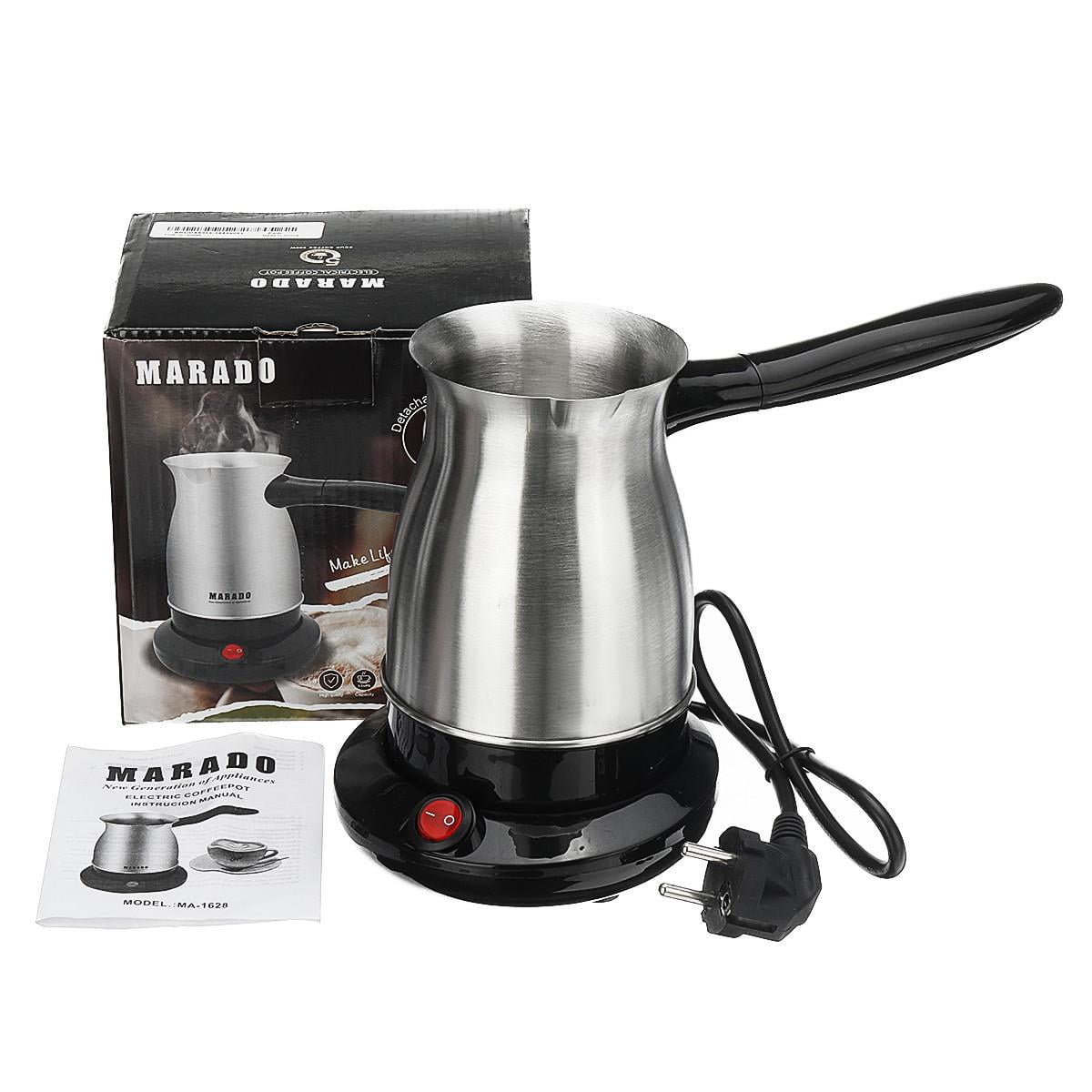 600W 600ml Portable Electric Stainless Steel Coffee Maker Percolators