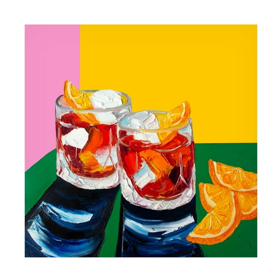 Trademark Fine Art Alice Straker Negronis No1 Canvas Wall Art