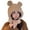 Beige, variant on Cute Bear Ears Hat Female Plush Hat Female Warm Ear Protection Student Lei Feng Hat