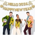 thumbnail image 4 of KatchOn, Glitter Gold Happy New Year Banner 2026-10 Feet, No DIY | Hello 2026 Banners for Happy New Year Decorations 2026 | New Years Banner, New Years Eve Party Supplies 2026 | NYE Decorations 2026, 4 of 6
