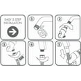 thumbnail image 5 of VS-3010 Neo Anystream High Pressure Handheld Shower Head with Hose, Polished Chrome, 2.5 GPM, 5 of 5