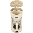 Kalorik MidCentury 10 Cup Retro Coffee Maker, Cream