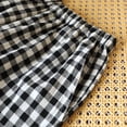 thumbnail image 4 of YANGXINX Women's Casual Summer Shorts with Lace and Plaid Design Elastic Waist Comfortable Pocket Shorts for Beach Home Daily Wear, 4 of 5