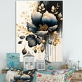 thumbnail image 2 of Designart Blue And Gold Crocus Bunch II Canvas Wall Art, 2 of 5