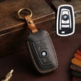 thumbnail image 1 of Car Key Fob Cover Case Protector For BMW 3 Series 5 Series X1 X3 X5 7 Series Key Case Cover Leather, 1 of 24