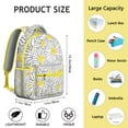 thumbnail image 6 of "Sunflower Backpack with Matching Lunch Box - Coordinating Flowers School Set for Girls, Complete Back to School Gift Bundle for Students", 6 of 6