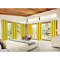 thumbnail image 6 of Home Bedroom Décor Set of 2 Panels K86 Yellow Color 100% Blackout Full Room Darkening Thermal Window Curtain Grommets Top 37 inch wide X 84 inch length, 6 of 6
