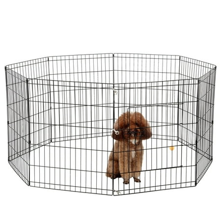 Ollieroo Dog Playpen Exercise Pen Cat Fence Pet Outdoor Indoor Cage Ollieroo Dog Playpen Exercise Pen Cat Fence Pet Outdoor Indoor Cage 8 Panel