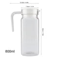 thumbnail image 2 of Greensen Acrylic Transparent Juice Bottle Striped Water Ice Cold Juice Jug with Lid for Bar Home,Juice Bottle, Cold Water Bottle, 2 of 8