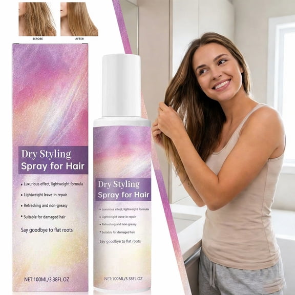 Dry Shampoo & Volumizing Spray - 100ml, Lightweight Texturizing Spray for Volume & Refreshment, No Stickiness, Portable Travel Size, Instant Oil Control & Freshness Makeup Organizers