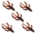 thumbnail image 4 of 5 uds señuelo cebo suave señuelo Artificial suave pesca cebo de camarón para agua dulce y agua salada marrón, 4 of 5