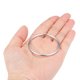 thumbnail image 3 of Uxcell 1.57'' O Ring Buckle para bolsa de hardware de aleación de zinc tono plateado 10 piezas, 3 of 3