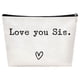 thumbnail image 1 of Sister Sister Gift Missing You Send Love Makeup Case Toiletry Bag Friend Makeup Bag For Friend Gifts, 1 of 4