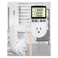 thumbnail image 5 of Digital Temperature Controller Outlet,120V Electric Thermostat Outlet Plug 110V for Reptile Terrarium Greenhouse US Plug, 5 of 5