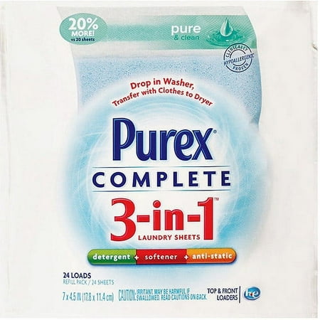 Purex 3n1 24ct Pure And Clean Refill