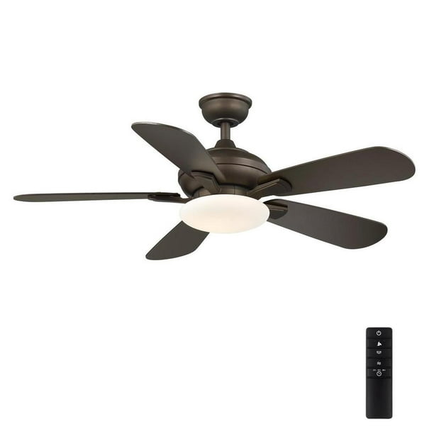 Home Decorators Collection Benson 44 In Led Espresso Bronze Ceiling Fan With Light And Remote Control New Open Box Com - Home Decorators Collection Ceiling Fan Light Not Working