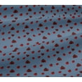 thumbnail image 5 of oneOone Tissu Jersey Viscose Bleu Grisâtre Rouge Insecte Matériel de Robe Tissu Imprimé Tissu au Mètre 60 Pouces de Large, 5 of 5