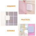 thumbnail image 3 of 6pcs Adhesive Shower Curtain Clips Shower Liner Weight Clips Windproof Curtain Clips, 3 of 7