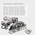 thumbnail image 3 of Maxpeedingrods Turbocharger For Audi A4 A5 Q5 2.0L 2009-2012 CAEA CDNB CDNC CFKA 06H145702S, 3 of 6