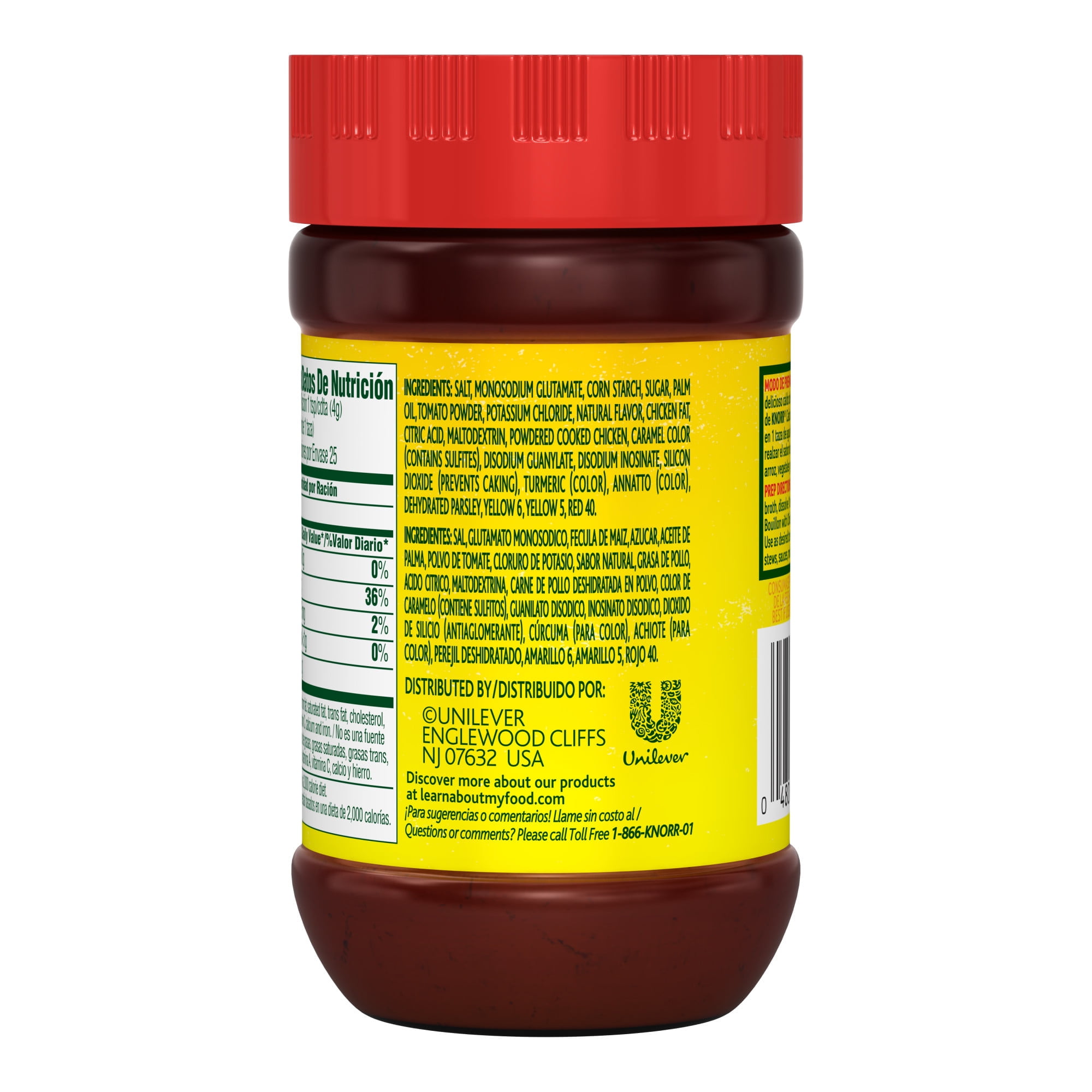 (4 pack) Knorr Shelf Stable Paste Tomato and Chicken Bouillon, 3.5 oz Jar