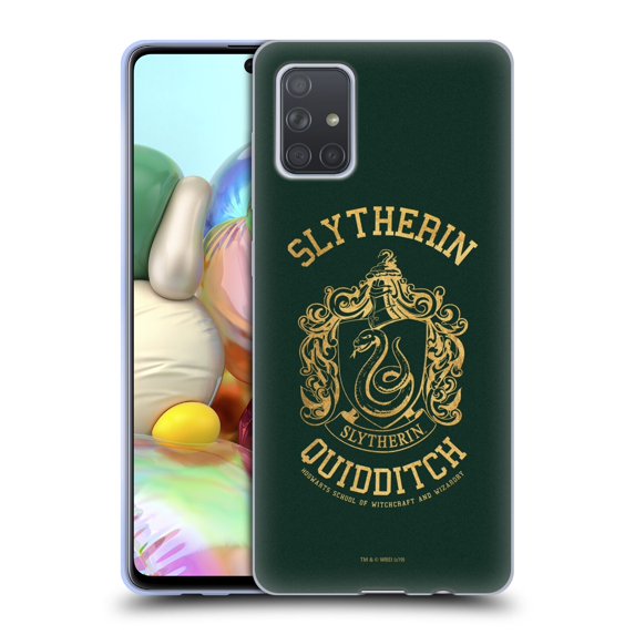 Head Case Designs Officially Licensed Harry Potter Deathly Hallows X Slytherin Quidditch Soft Gel Case Compatible with Samsung Galaxy A71 (2019)