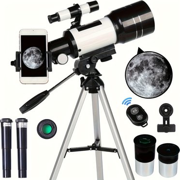 HEXEUM 80mm Aperture Telescope For Adults & Beginners – 600mm AZ80600 With Reflex Finder