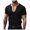 Black, variant on Mens T-shirts Men's Summer Seasons Leisure Fashion Solid Color Contrast Design Short Sleeve Tops Short Sleeve Shirts Men Knit Top Slim Fit Long Running Shirts Polyester Bulk Puffy Men Bulk Sky Blue M