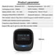 thumbnail image 4 of Receptor De Transmisor De Audio Bluetooth 5,0, Adaptador De Conector Aux Usb Inalámbrico De 3,5Mm Con Pantalla Oled Para Tv, Coche, Pc, Auriculares Monstrate EL012699-00, 4 of 6