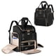 thumbnail image 1 of Mochila de maquillaje Prokva grande con 3 bolsas de maquillaje transparentes, color negro, 1 of 7