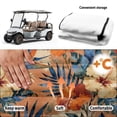 thumbnail image 5 of Bulopur Tropical Club Car Golf Cart Seat Covers Soft Golf Cart Towel Seat Covers for All Season Suitable for EZGO, Yamaha, Club Car, 5 of 8