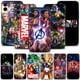 thumbnail image 2 of Funda de silicona de superhéroes de Los Vengadores de Marvel, carcasa fina para iPhone 15, 14, 13, 12, 11 Pro Max, Mini, XS, X, XR, 7, 8 Plus, 2 of 5