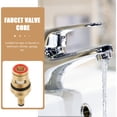 thumbnail image 4 of Replacement Thickened Water Faucet Cartridge Hot Cold Bathroom Tap Disc Core for Home (Red), 4 of 9