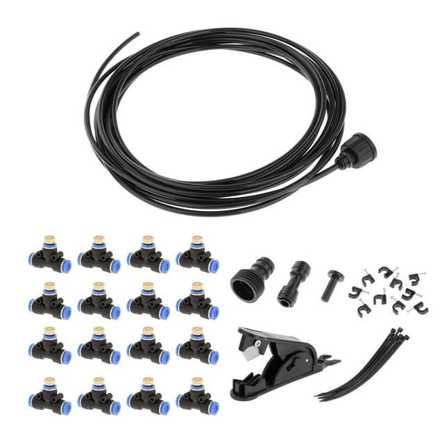 DOLITY 20-50FT Misting Cooling System Outdoor Misters Cooling Kit Plant Watering System Set C