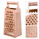thumbnail image 4 of Rallador de acero inoxidable de 4 lados para verduras, herramienta de cocina profesional, 4 of 7